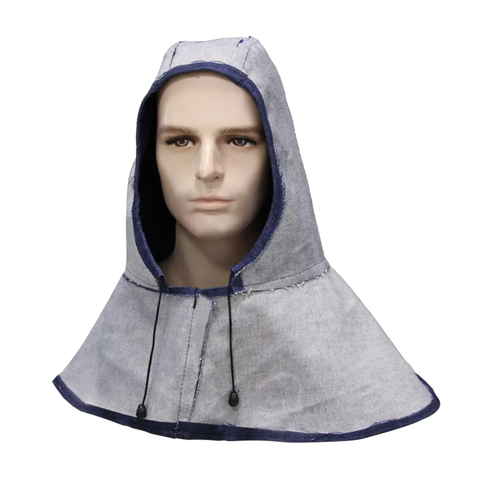 Welding Shawl Hat with Adjustable Neck Cover Breathable Denim Protective Hood Helmet Cap for Professional Welding Tasks
Welding Shawl Hat with Adjustable Neck Cover Breathable Denim Protective Hood Helmet Cap for Professional Welding Tasks