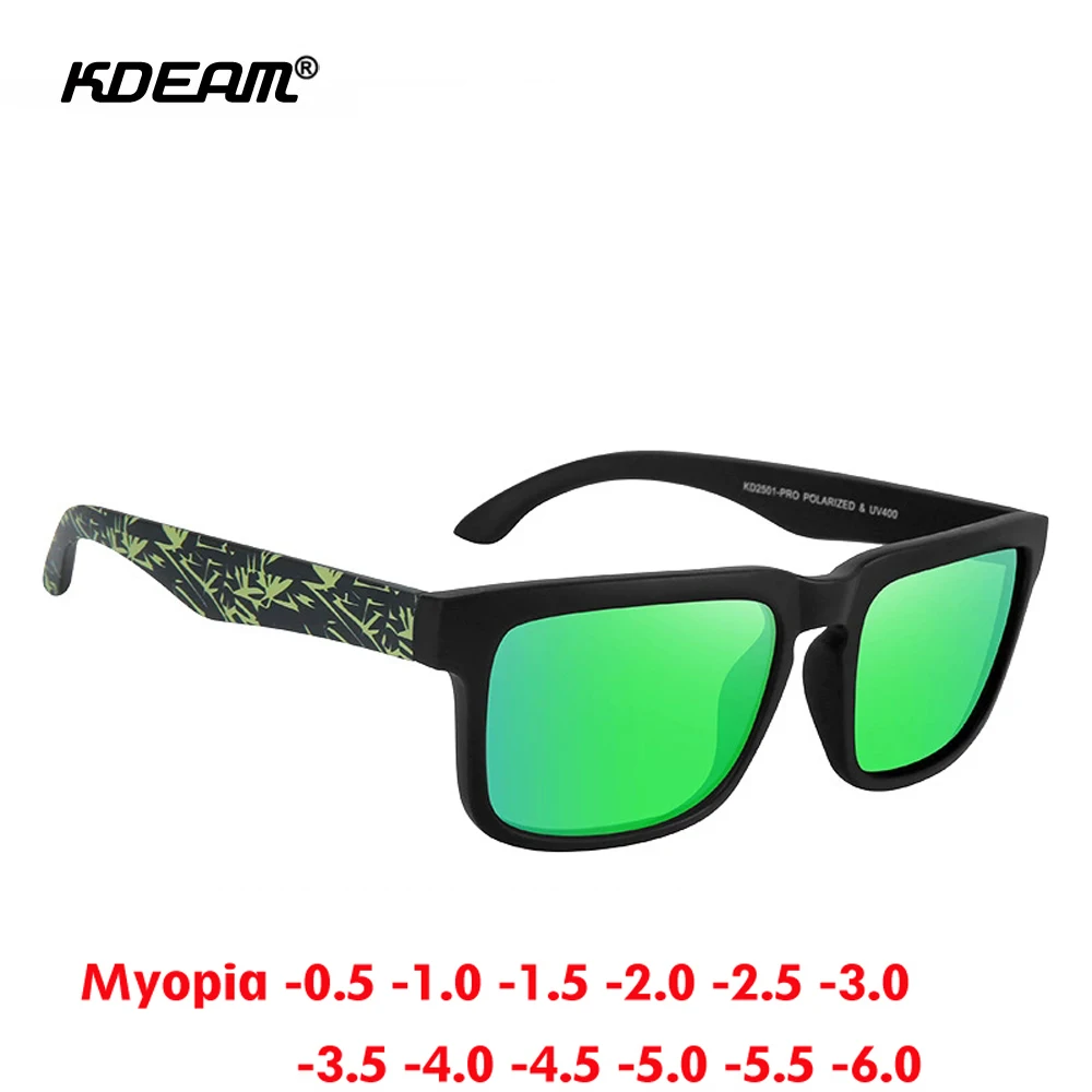KDEAM Men's Polarized Myopia Sunglasses Square Casual Outdoors Prescription Optics Glasses Women Driving UV400 -0.50 to -6.0 
KDEAM Men's Polarized Myopia Sunglasses Square Casual Outdoors Prescription Optics Glasses Women Driving UV400 -0.50 to -6.0