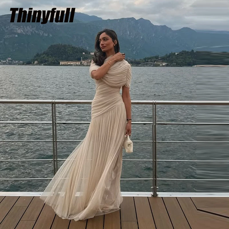 Thinyfull Mermaid Prom Dress 2026 Off Shoulder Tulle Evening Dress Vestidos De Fiesta Elegantes Gown robes de soirée Customized
Thinyfull Mermaid Prom Dress 2026 Off Shoulder Tulle Evening Dress Vestidos De Fiesta Elegantes Gown robes de soirée Customized