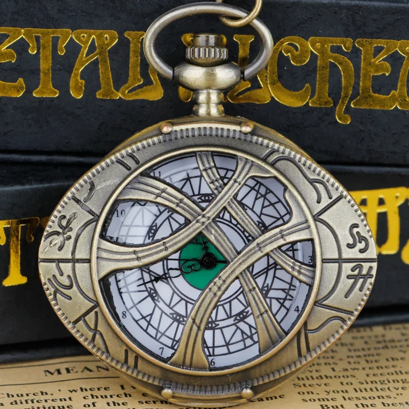 Antique Bronze Quartz Pocket Watch Eye Round Case Shape Jewelry Pendant Necklace Chain for Men Women Gifts
Antique Bronze Quartz Pocket Watch Eye Round Case Shape Jewelry Pendant Necklace Chain for Men Women Gifts