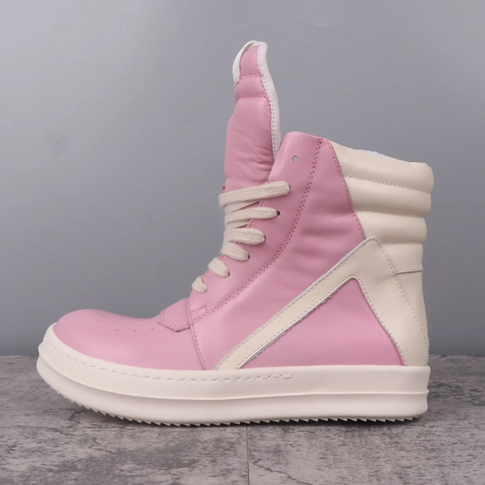 Top Quality Boots Men and Women 35-48 Casual Fashion Punk Goth Real Leather zipper booties Platform soles Trendy High top shoes
Top Quality Boots Men and Women 35-48 Casual Fashion Punk Goth Real Leather zipper booties Platform soles Trendy High top shoes