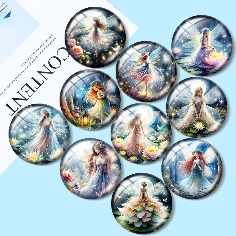 Night Fairy 10pcs 12mm/16mm/18mm/30mm Round Photo Glass Cabochon 25mm Demo Flat Back Making findings
Night Fairy 10pcs 12mm/16mm/18mm/30mm Round Photo Glass Cabochon 25mm Demo Flat Back Making findings