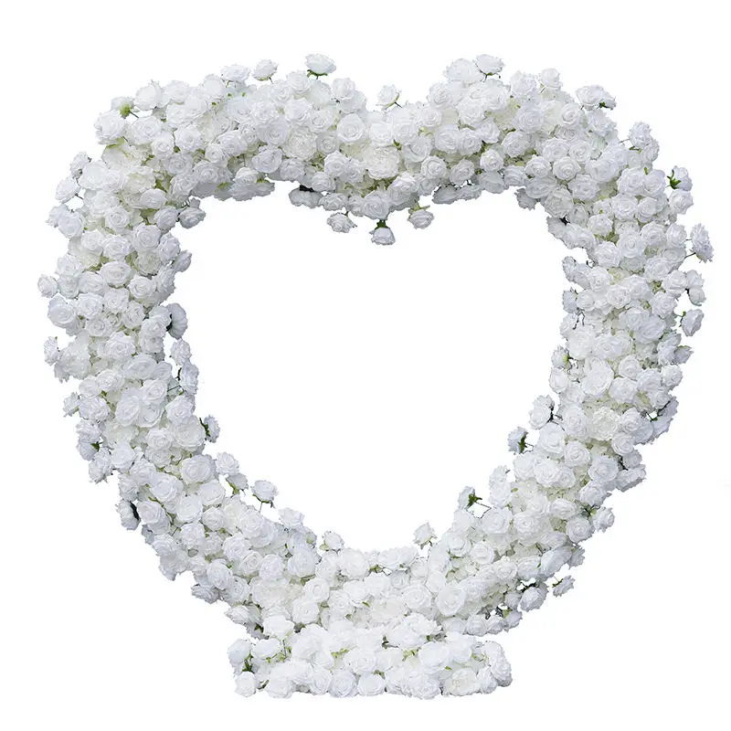 S-A8203 Cloth Base White Rose Floral Arrangement Wedding Backdrop Heart-Shaped Arch
S-A8203 Cloth Base White Rose Floral Arrangement Wedding Backdrop Heart-Shaped Arch