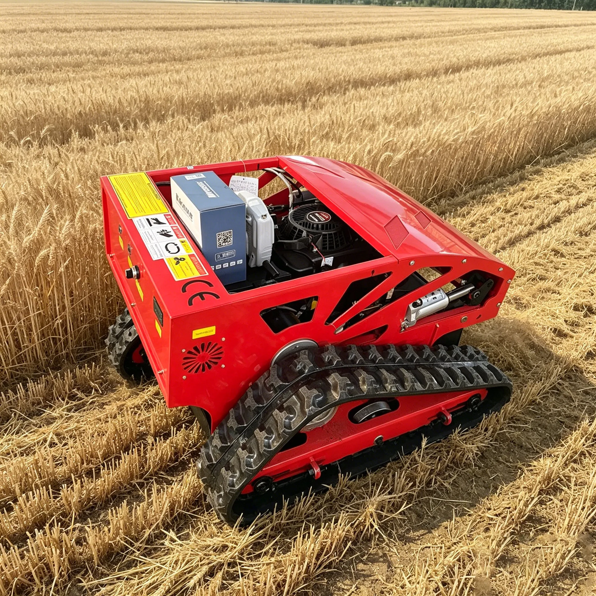 Customized RELYMG remote control track lawn mower tracks, factory direct sales of river embankment slope lawn mower
Customized RELYMG remote control track lawn mower tracks, factory direct sales of river embankment slope lawn mower