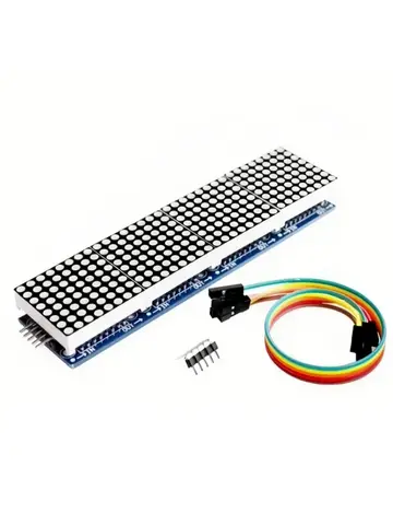 MAX7219 Dot Matrix Module 32x8 4 in 1 LED Display Modules Drive with 5Pin Wires for Arduino Raspberry Pi