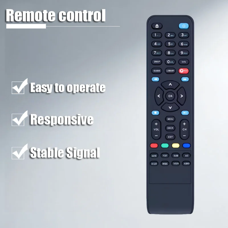 Universal Remote Control for SANDSTROM FREESAT Box RC1994505/01 Replacement Home Entertainment System Remote Accessory
Universal Remote Control for SANDSTROM FREESAT Box RC1994505/01 Replacement Home Entertainment System Remote Accessory
