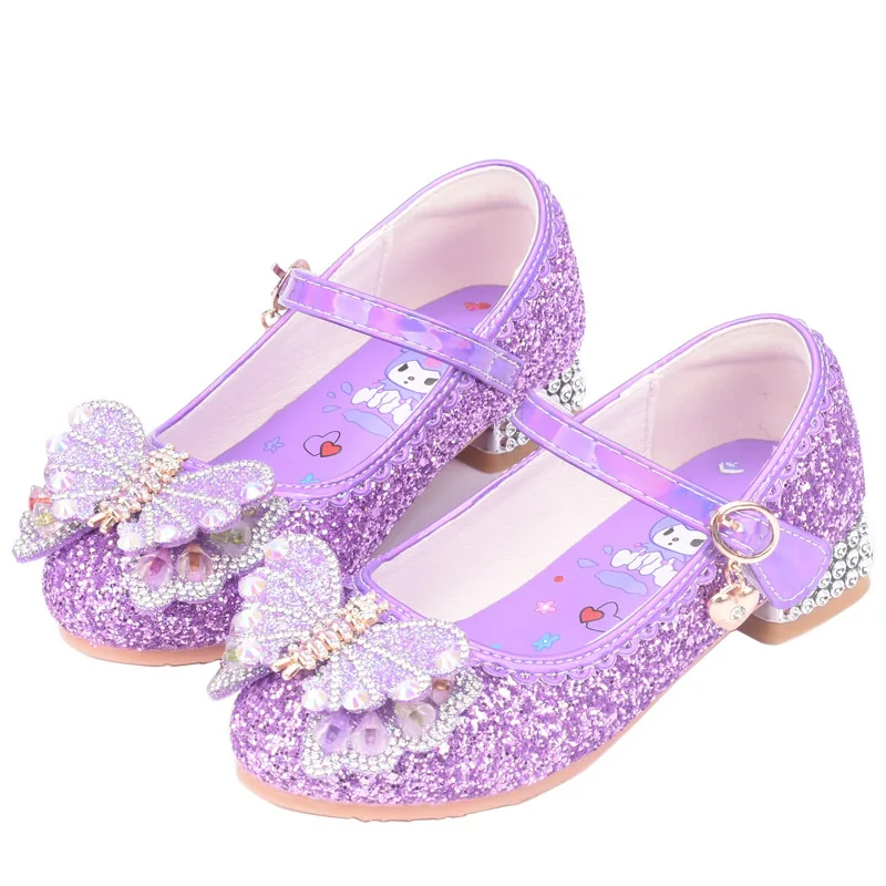 Kids Causal Shoes Wedding Party Children's High Heels Princess Shiny Crystal Flower Girls Leather Shoes Pink Blue Purple 25-35
Kids Causal Shoes Wedding Party Children's High Heels Princess Shiny Crystal Flower Girls Leather Shoes Pink Blue Purple 25-35