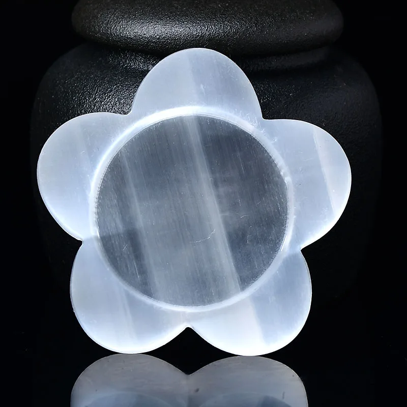 100% Natural Selenite Flower Shaped Bowl Chakra Healing Crystal Polished Gypsum Minerals Specimen Reiki Home Bowl Decor DIY Gift 
100% Natural Selenite Flower Shaped Bowl Chakra Healing Crystal Polished Gypsum Minerals Specimen Reiki Home Bowl Decor DIY Gift