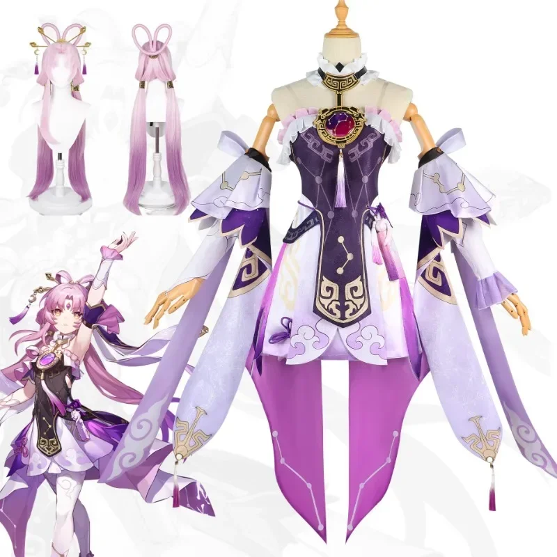 Game Honkai Star Rail Fu Xuan Cosplay Costumes Uniform Outfit Halloween Party Fuxuan Cosplay Wig Costume Fu Xuan Cosplay Wigs
Game Honkai Star Rail Fu Xuan Cosplay Costumes Uniform Outfit Halloween Party Fuxuan Cosplay Wig Costume Fu Xuan Cosplay Wigs