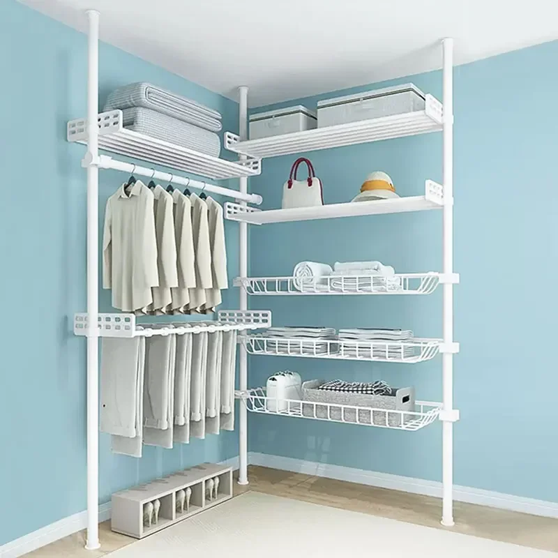 DIY Combination Wardrobe Clothes Racks Bedroom Small Standing Heavy Duty Clothes Racks For Hanging Clothes
DIY Combination Wardrobe Clothes Racks Bedroom Small Standing Heavy Duty Clothes Racks For Hanging Clothes