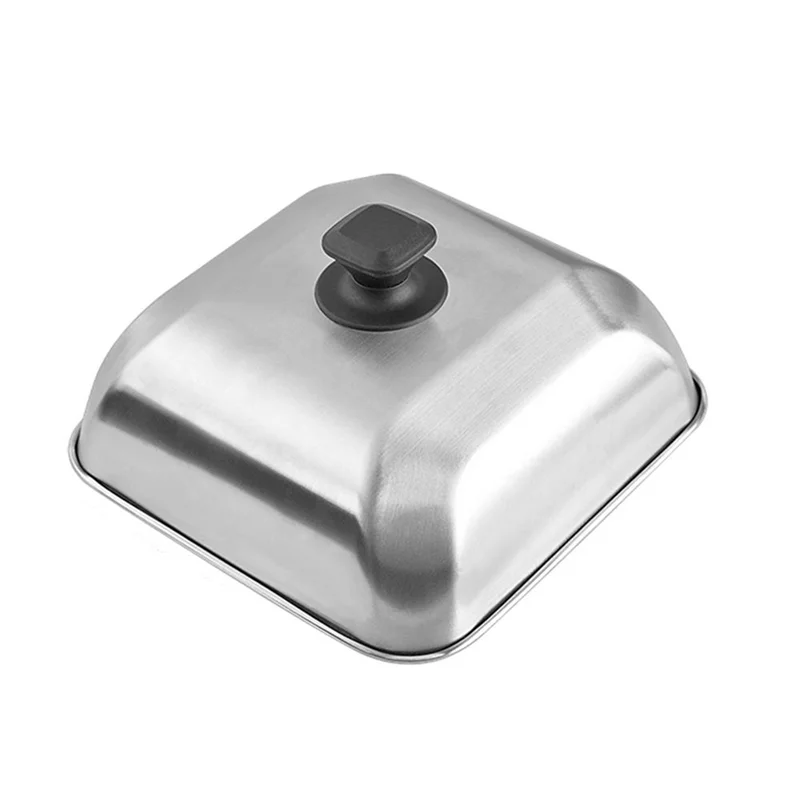 Round Hamburger Lid Stainless Steel Griddle Dome Cover Cheese Melting Dome Griddle Grillaccessories For Steak BBQ Picnic-Y78A
Round Hamburger Lid Stainless Steel Griddle Dome Cover Cheese Melting Dome Griddle Grillaccessories For Steak BBQ Picnic-Y78A