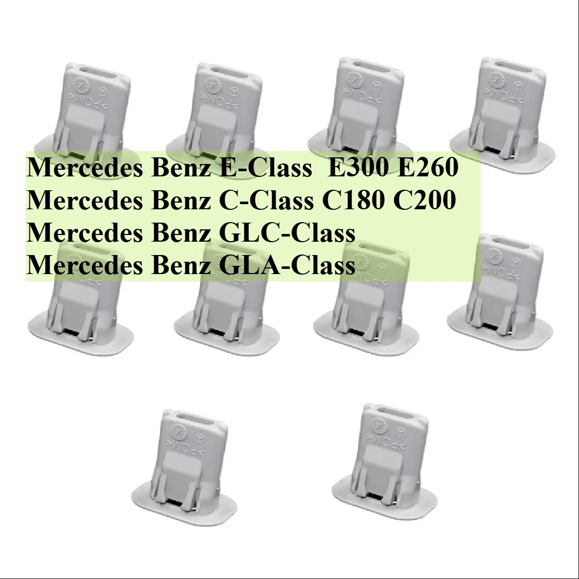 10pcs Clips for Mercedes Benz C-Class C180 C200 GLC-Class 200/260/300 Rear Seat Clamp Cushion Pad Back Fixed Buckle
10pcs Clips for Mercedes Benz C-Class C180 C200 GLC-Class 200/260/300 Rear Seat Clamp Cushion Pad Back Fixed Buckle