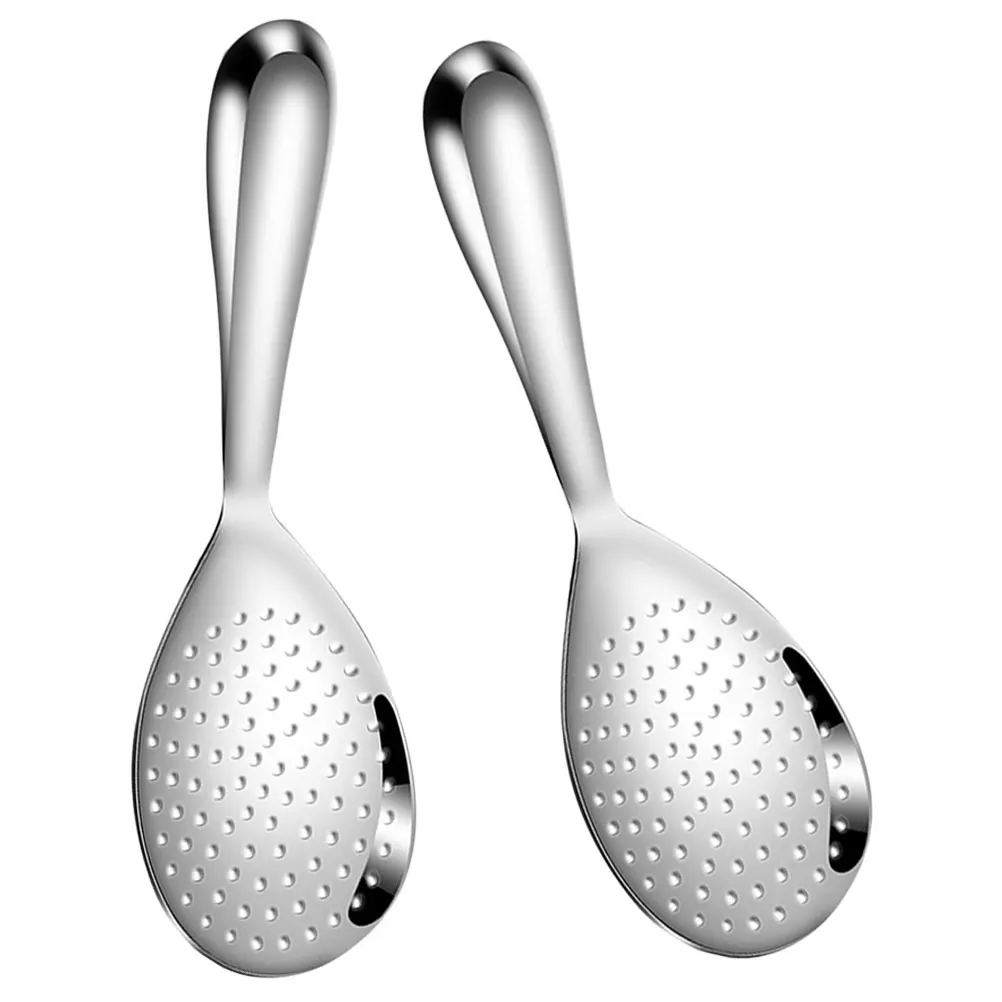 2pcs Stainless Steel Rice Spoon Set Reusable High Temp Resistance Easy Clean Non Stick Smooth Surface Kitchen Tool
2pcs Stainless Steel Rice Spoon Set Reusable High Temp Resistance Easy Clean Non Stick Smooth Surface Kitchen Tool