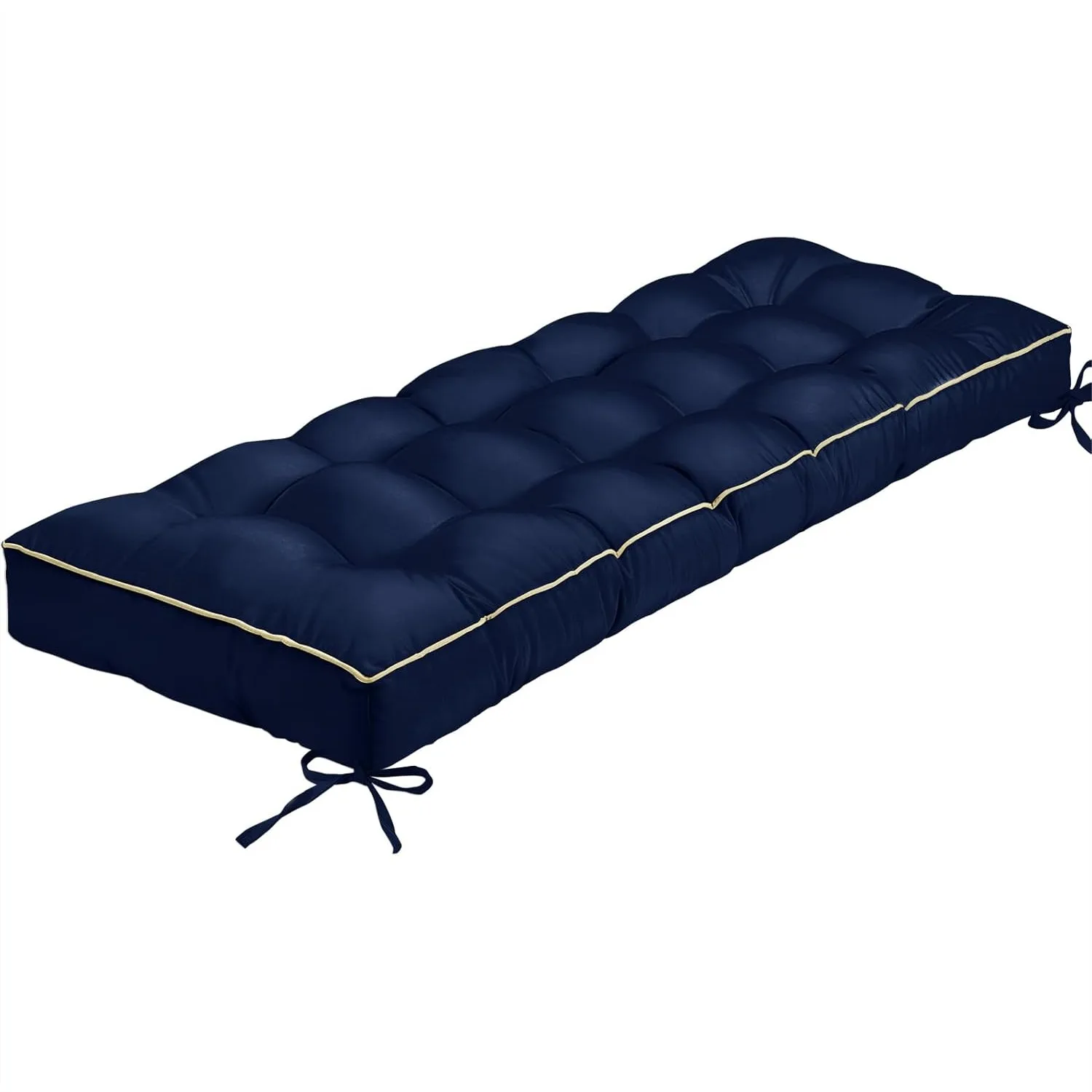 Memory Foam Bench Cushion with Tufted Design, Non-Slip for Garden Bench, Porch Swing, Patio Furniture (Blue, 48x18x4 inch)
Memory Foam Bench Cushion with Tufted Design, Non-Slip for Garden Bench, Porch Swing, Patio Furniture (Blue, 48x18x4 inch)