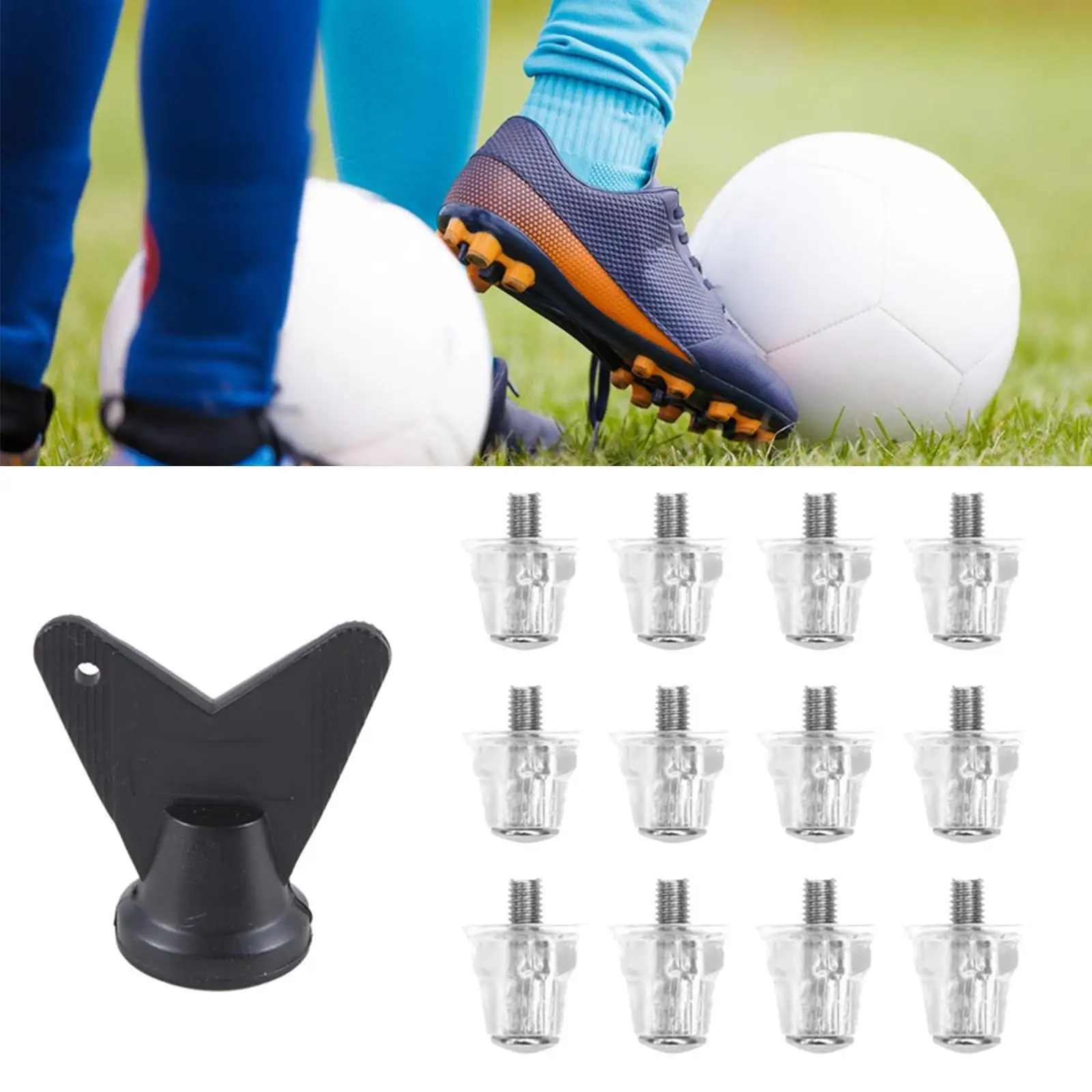 Football Boot Spikes Track Shoes Accessories Thread Screw 5mm Dia Portable Turf Soccer Boot Cleats for Athletic
Football Boot Spikes Track Shoes Accessories Thread Screw 5mm Dia Portable Turf Soccer Boot Cleats for Athletic