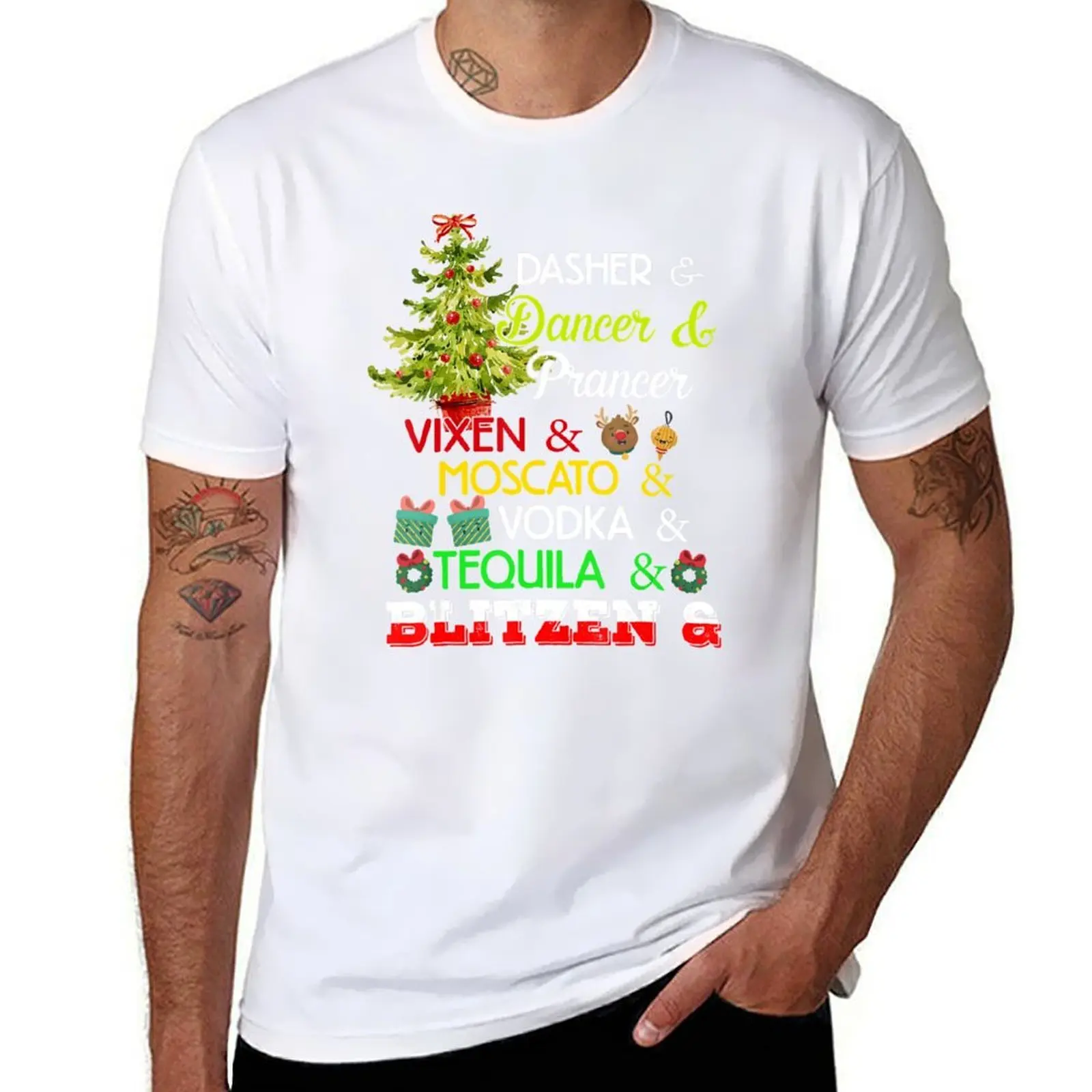 Dasher Dancer Prancer Vixen Moscato Vodka Tequila Blitzen T-Shirt g man t shirts for men printed t shirts for man T-Shirt
Dasher Dancer Prancer Vixen Moscato Vodka Tequila Blitzen T-Shirt g man t shirts for men printed t shirts for man T-Shirt
