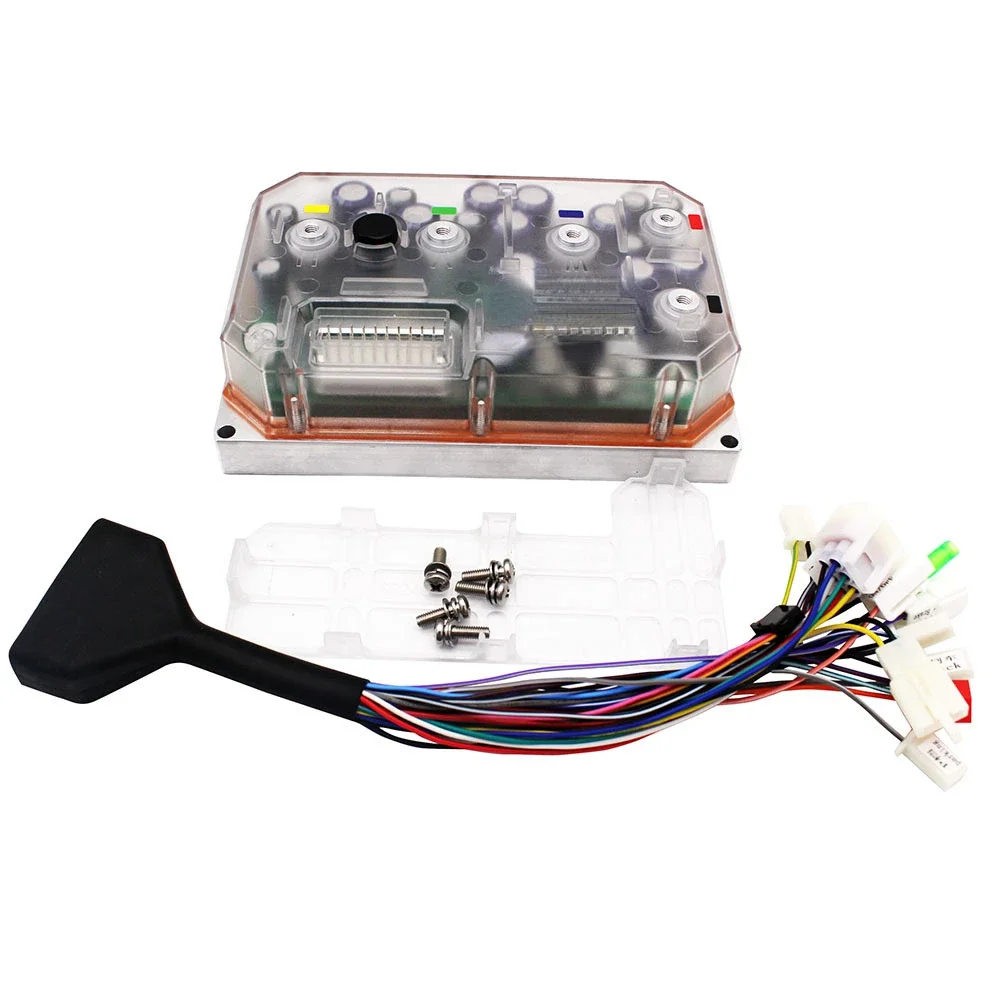 Electric vehicle electric motorcycle DK72690T vector FOC motor controller magnetic weakening 72V400A transparent
Electric vehicle electric motorcycle DK72690T vector FOC motor controller magnetic weakening 72V400A transparent