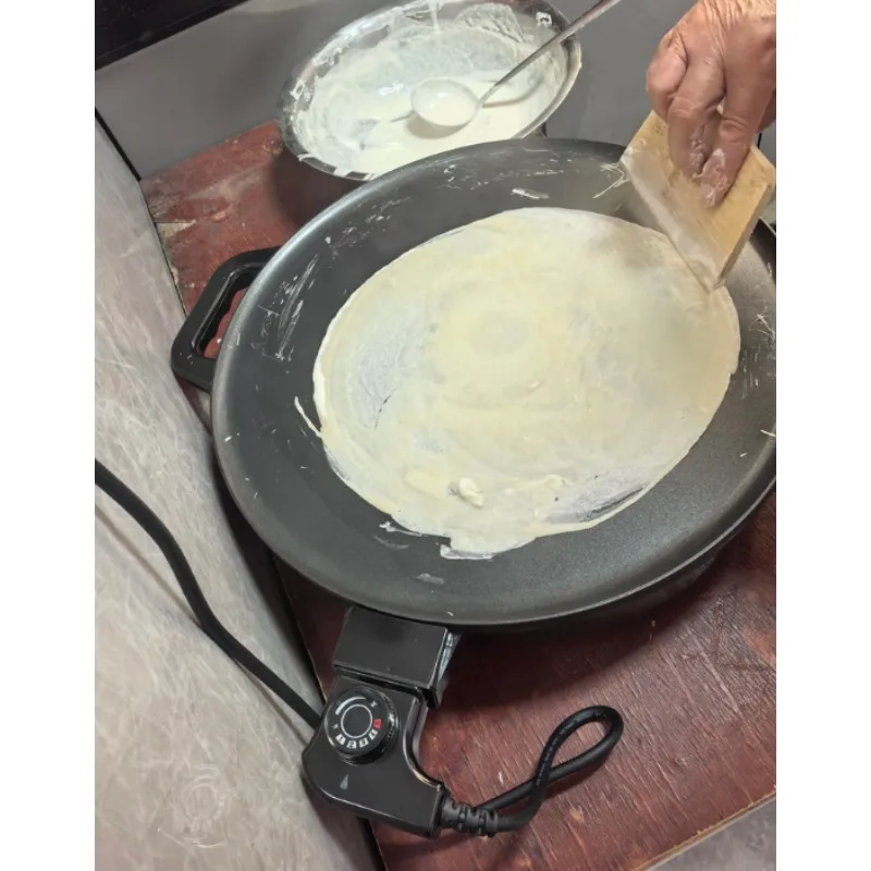 Round Electric Crepe Maker Machine, Non-Stick Electric Griddle Pan for Commercial Home Jianbing Guozi Shibingtong
Round Electric Crepe Maker Machine, Non-Stick Electric Griddle Pan for Commercial Home Jianbing Guozi Shibingtong