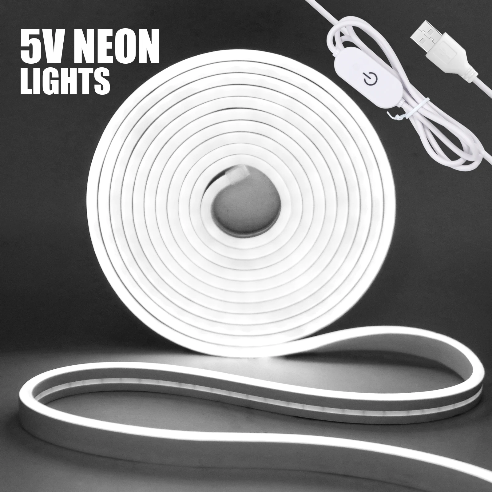 5V USB COB Neon Light Strip With Touch Dimmer/Switch/DC/2PIN Cable IP67 Waterproof Flexible LED Tape for TV Backlight Home Decor
5V USB COB Neon Light Strip With Touch Dimmer/Switch/DC/2PIN Cable IP67 Waterproof Flexible LED Tape for TV Backlight Home Decor