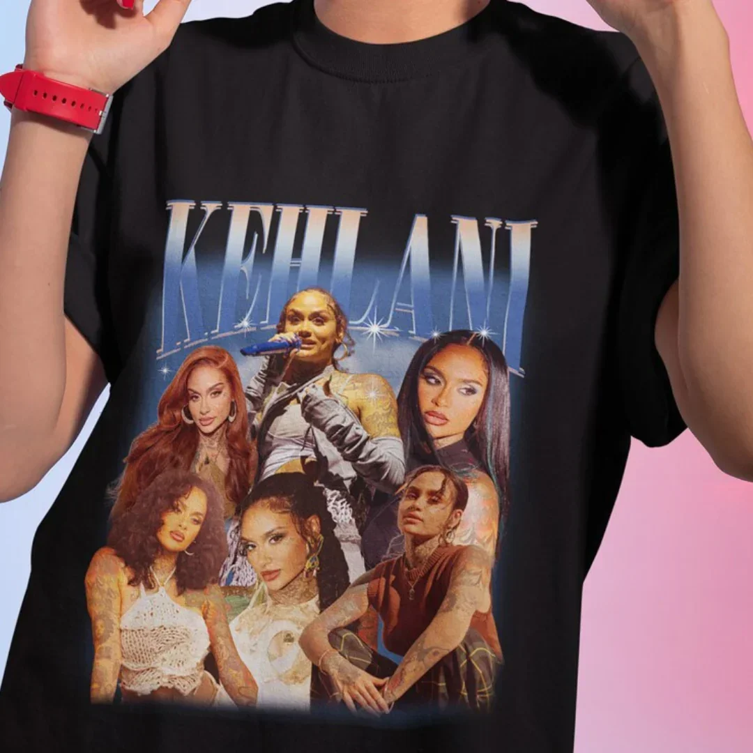 2025-26 Summer Kehlani Vintage Graphic 100%Pure Cotton Printed Rapper Hip-hop Trend R&B T-shirt Unisex Oversized Breathable Y2k
2025-26 Summer Kehlani Vintage Graphic 100%Pure Cotton Printed Rapper Hip-hop Trend R&B T-shirt Unisex Oversized Breathable Y2k