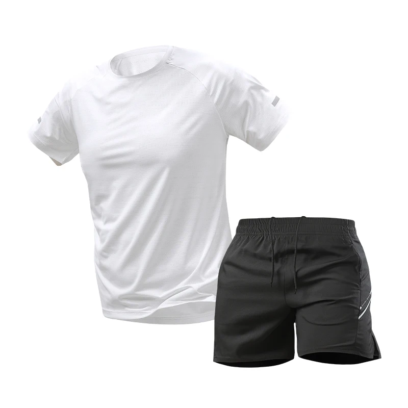 Men's Tracksuit 2-piece Short Sleeve Suit Solid Color Quick-drying Tracksuit New Summer Men's Tracksuit Casual Summer Sportswear
Men's Tracksuit 2-piece Short Sleeve Suit Solid Color Quick-drying Tracksuit New Summer Men's Tracksuit Casual Summer Sportswear