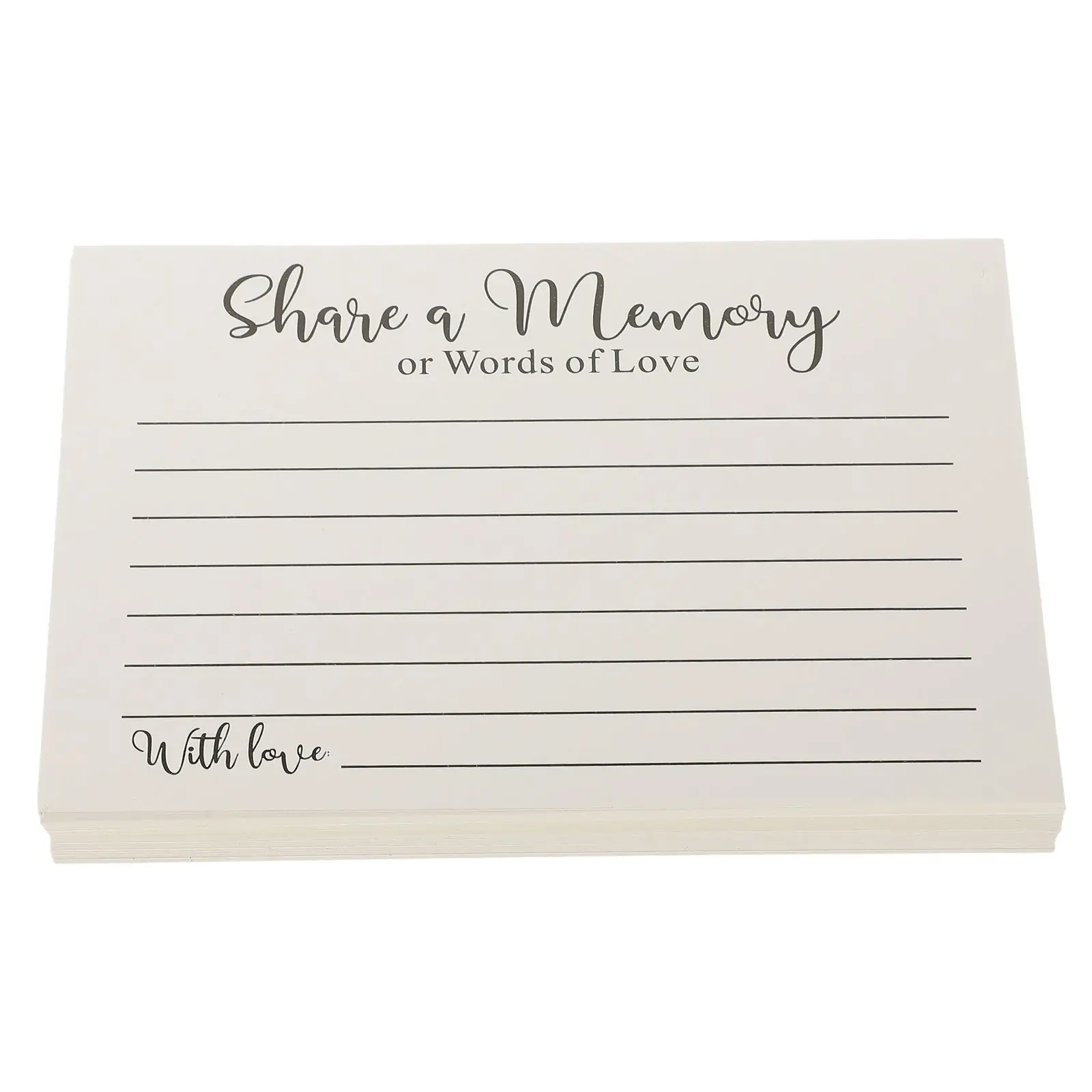 50 Sheets Cards Gratitude Celebration Accessory Keepsake Chic Share A Memory Cards Small Memorial Paper Memory Share
50 Sheets Cards Gratitude Celebration Accessory Keepsake Chic Share A Memory Cards Small Memorial Paper Memory Share