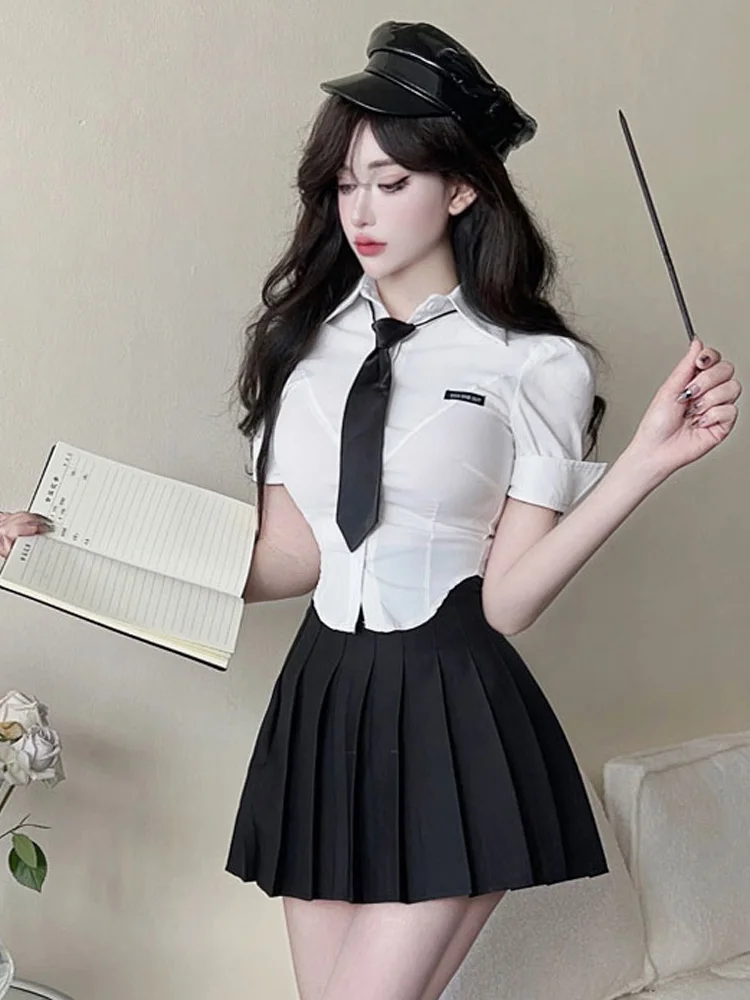 High Waist Asymmetrical irt ort Sve Profional Work orm Set College Sle Anti-Aging Skirt Tight Fit Svel
High Waist Asymmetrical irt ort Sve Profional Work orm Set College Sle Anti-Aging Skirt Tight Fit Svel