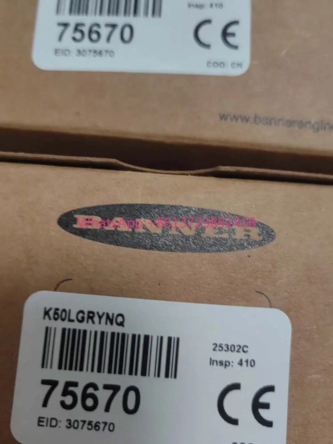 Banner K50LGRYNQ three-color indicator light 2 brand new original genuine
Banner K50LGRYNQ three-color indicator light 2 brand new original genuine