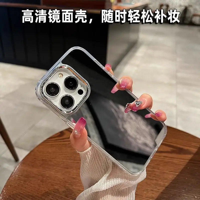 Новинка зеркальный чехол для iPhone15 iPhone14Promax макияж iPhone 13 зеркальный iPhone 12Pro модный iPhone11 Новый XSmax противоударный мягкий чехол
Новинка зеркальный чехол для iPhone15 iPhone14Promax макияж iPhone 13 зеркальный iPhone 12Pro модный iPhone11 Новый XSmax противоударный мягкий чехол