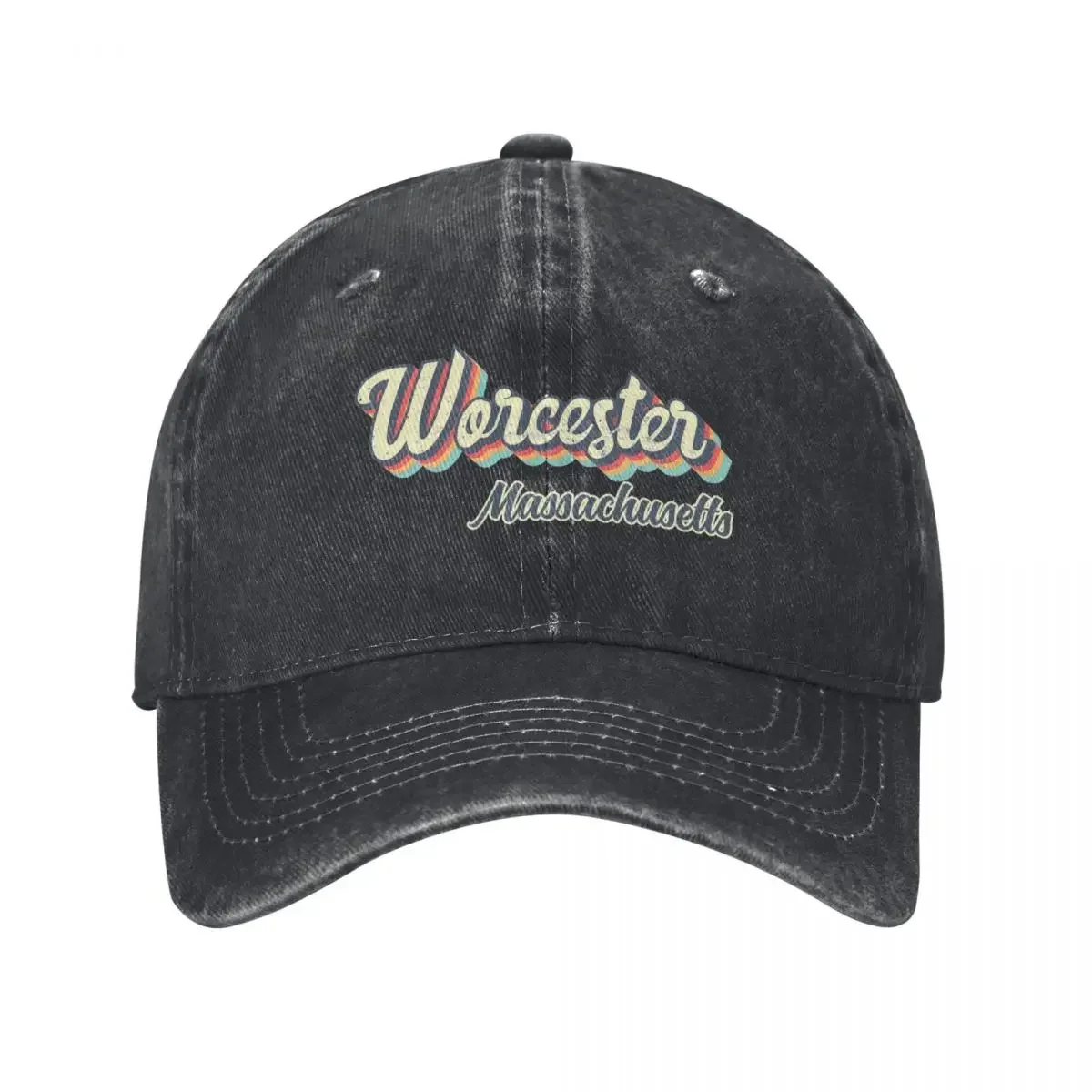 Worcester city Massachusetts Retro Vintage 70s rainbow Baseball Cap Trucker Cap hiking hat Hats For Women Men's
Worcester city Massachusetts Retro Vintage 70s rainbow Baseball Cap Trucker Cap hiking hat Hats For Women Men's