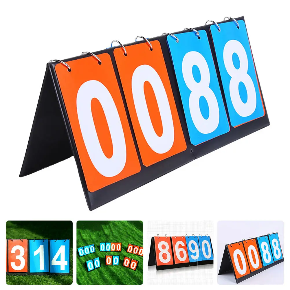 Professional 4-Digit Scoreboard Portable Sports Score Keeper for Tennis Basketball Football Competition Reusable Sports
Professional 4-Digit Scoreboard Portable Sports Score Keeper for Tennis Basketball Football Competition Reusable Sports