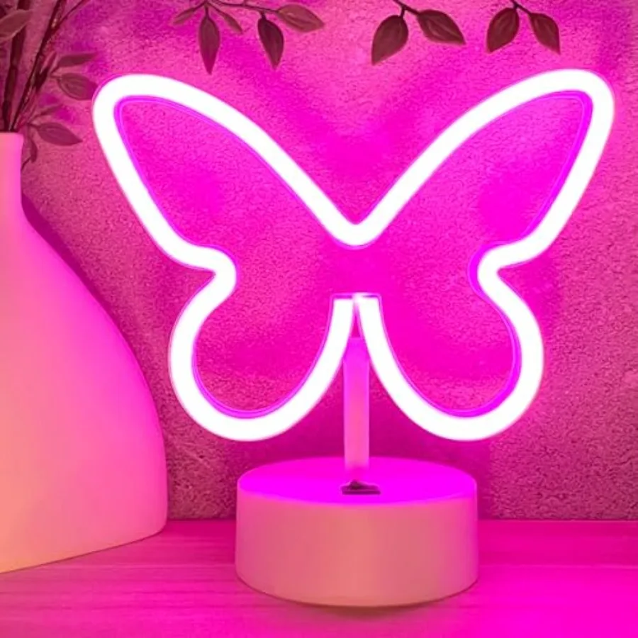 Butterfly Neon Sign Led Lights Butterfly Birthday Decorations Lamp, USB/Battery Powered Butterfly Room Decor Girls Accessories
Butterfly Neon Sign Led Lights Butterfly Birthday Decorations Lamp, USB/Battery Powered Butterfly Room Decor Girls Accessories