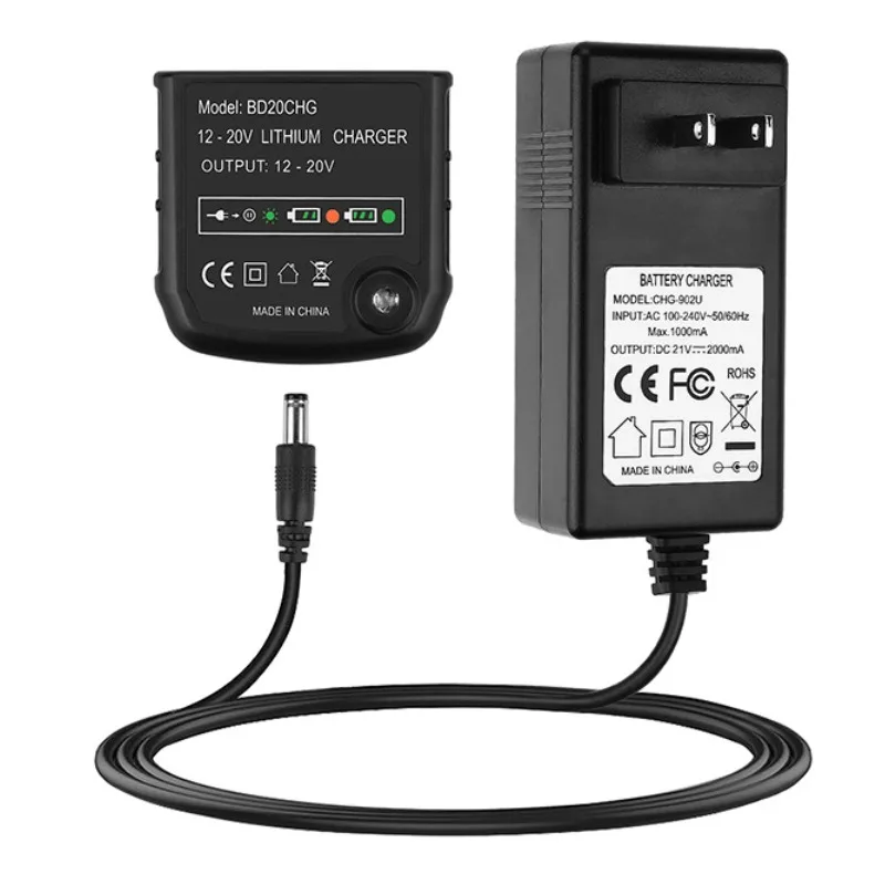 20V Lithium Battery Charger Portable Fast Charger Replacement Charger Compatible with For Black & Decker 20V Lithium Batteries
20V Lithium Battery Charger Portable Fast Charger Replacement Charger Compatible with For Black & Decker 20V Lithium Batteries