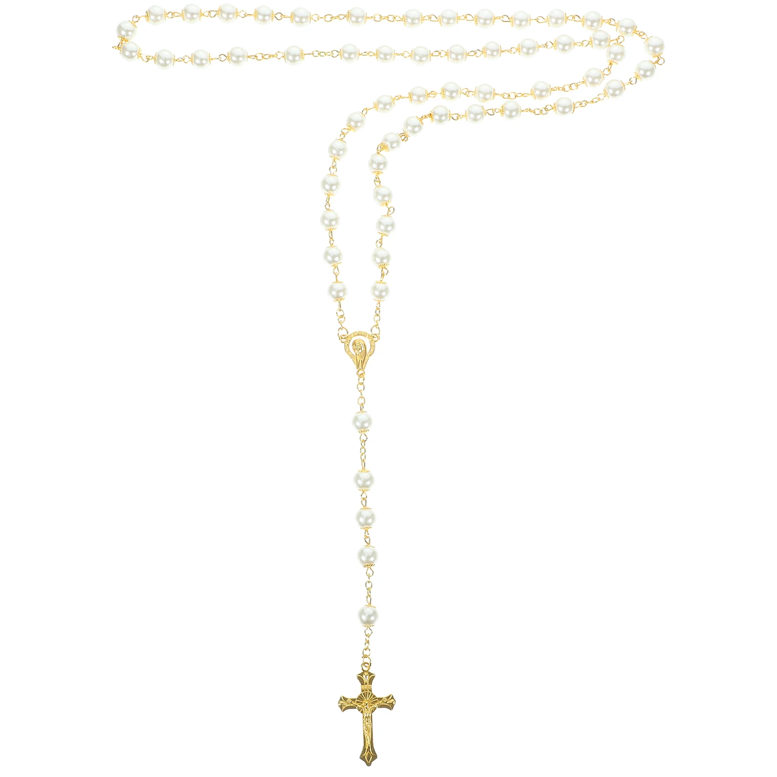 Golden Pearl Necklace Pearls Crosses Tiny Faith Trendy Chain Fashion Adjustable Size Lightweight Summer Gifts Birthday Wedding
Golden Pearl Necklace Pearls Crosses Tiny Faith Trendy Chain Fashion Adjustable Size Lightweight Summer Gifts Birthday Wedding