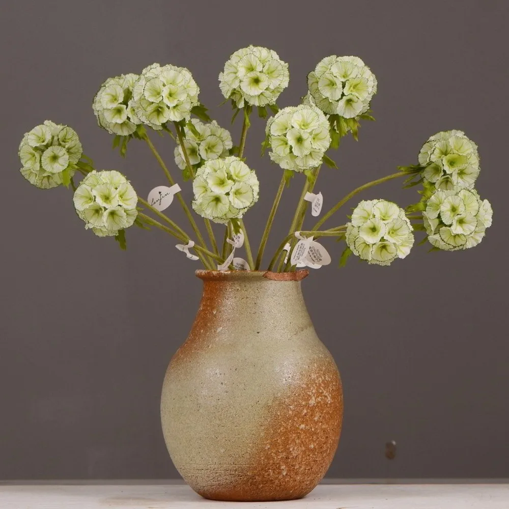 Beautiful Artificial Scabiosa Flower Real Touch Handmade Simulation Pristimera Branch Elegant Fake Flower Outdoor Garden Decor
Beautiful Artificial Scabiosa Flower Real Touch Handmade Simulation Pristimera Branch Elegant Fake Flower Outdoor Garden Decor