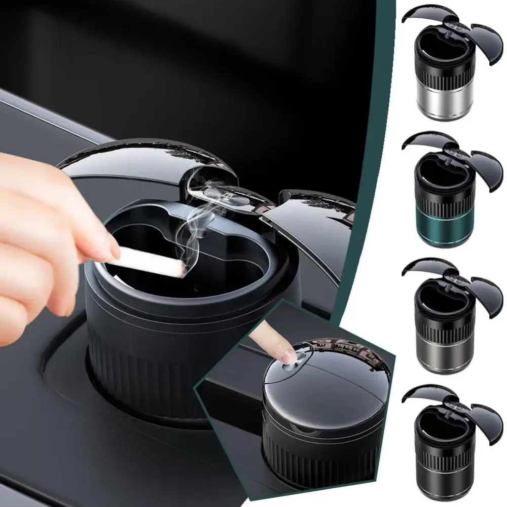 Car Smart Ashtray Built-in Led Light With Lid Touch Opening Smokeless Rechargeable With USB Cover Ashtray Ashtray L0Z5 Wear Part
Car Smart Ashtray Built-in Led Light With Lid Touch Opening Smokeless Rechargeable With USB Cover Ashtray Ashtray L0Z5 Wear Part