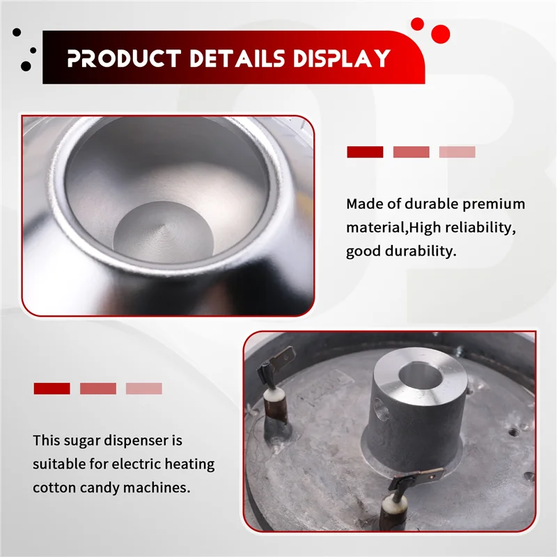 A69X-Sugar Header Candy Floss Cotton Candy Machine Boiler Candy Outlet Device Rotate Parts For Cotton Candy Maker
A69X-Sugar Header Candy Floss Cotton Candy Machine Boiler Candy Outlet Device Rotate Parts For Cotton Candy Maker
