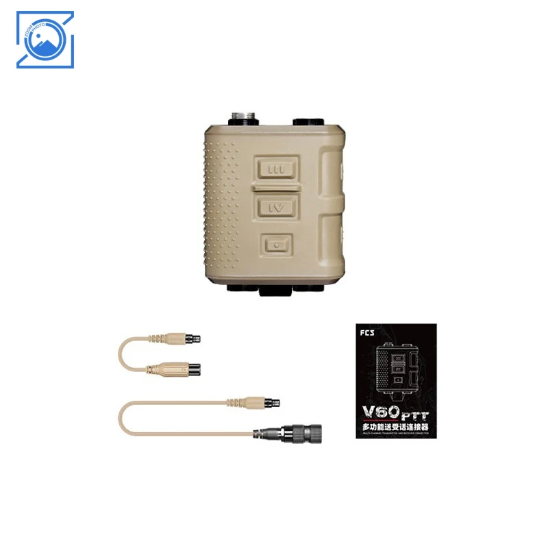 FCS V60 PTT Adapter Standard Configuration for 2 Radios & Tactical Headset U174/u Connector
FCS V60 PTT Adapter Standard Configuration for 2 Radios & Tactical Headset U174/u Connector
