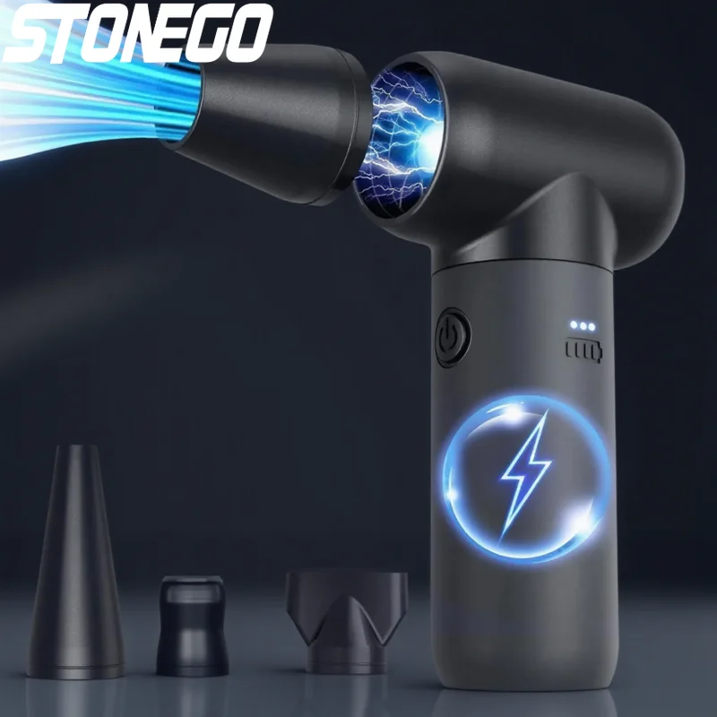 Портативная электрическая воздуходувка 180000 об/мин с 3 скоростями ветра для чистки автомобиля, сушки клавиатуры и кемпинга
Портативная электрическая воздуходувка 180000 об/мин с 3 скоростями ветра для чистки автомобиля, сушки клавиатуры и кемпинга