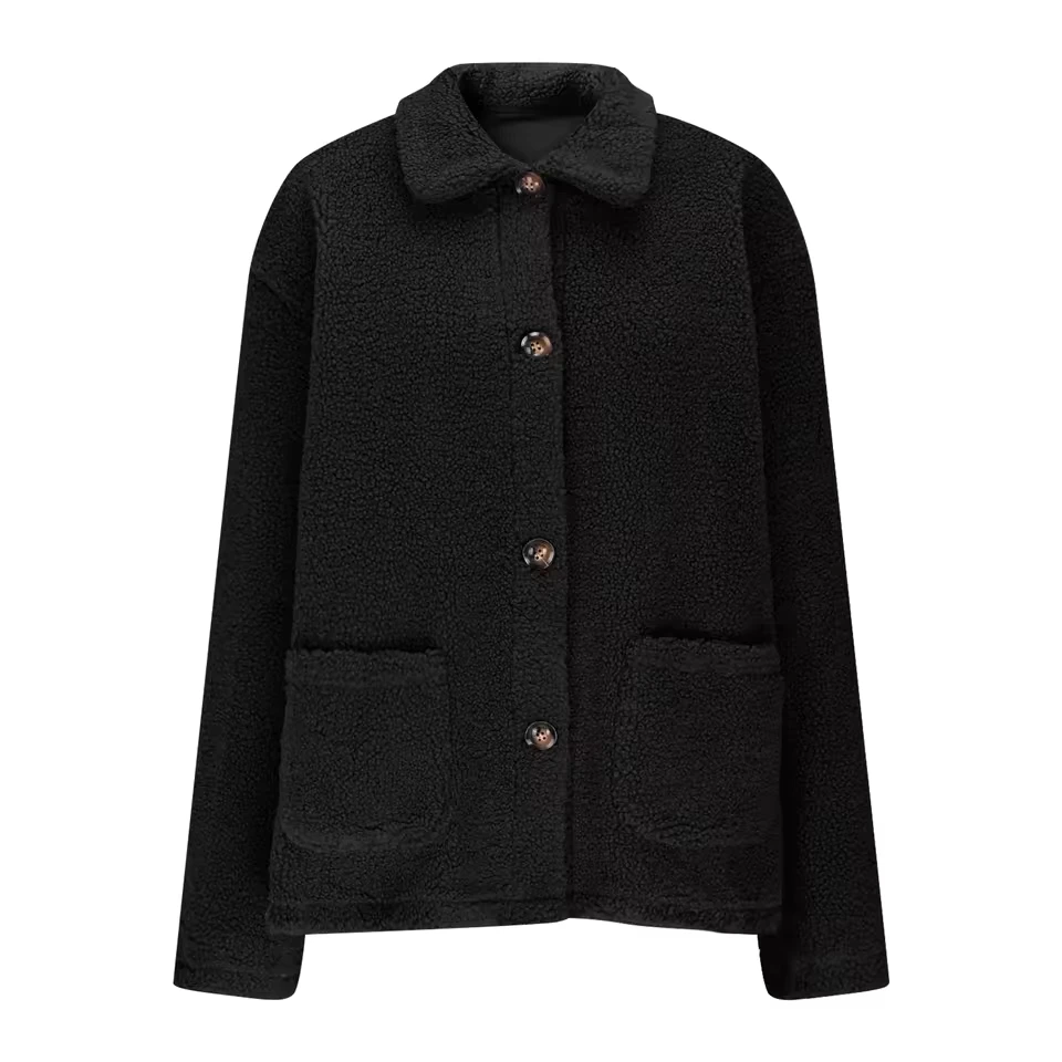 Women Solid Color Single Breasted Plush Hooded Sweatshirt Fashionable Cardigan Coat Loose Windbreaker Jackets
Women Solid Color Single Breasted Plush Hooded Sweatshirt Fashionable Cardigan Coat Loose Windbreaker Jackets