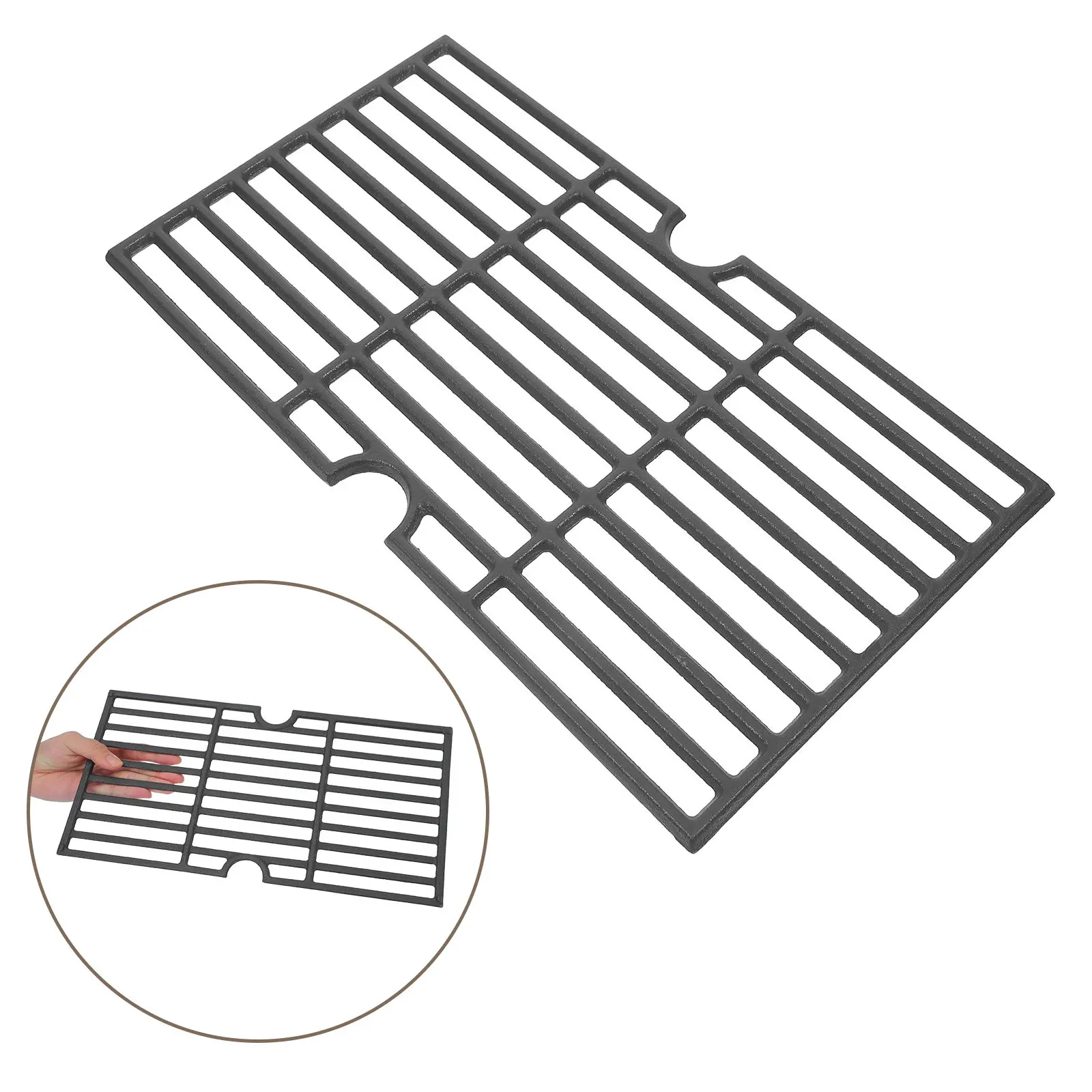 Cast Iron Bbq Rack 20x36cm Heavy Duty Rectangular Grill Grate for Outdoor Barbecue Fire Pit Camping Kitchen Baking Cooling
Cast Iron Bbq Rack 20x36cm Heavy Duty Rectangular Grill Grate for Outdoor Barbecue Fire Pit Camping Kitchen Baking Cooling