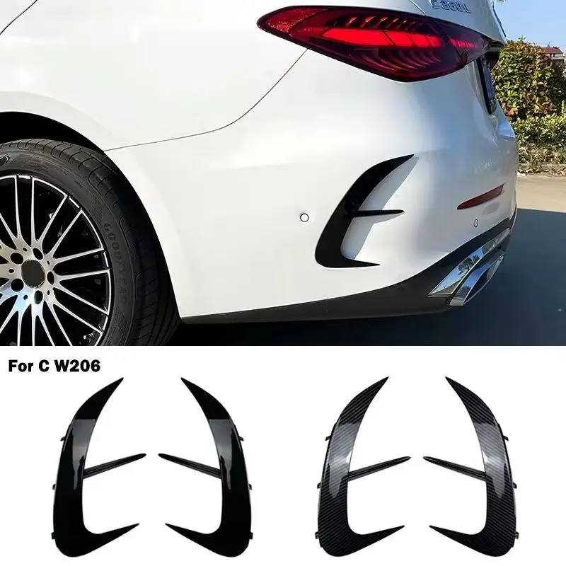 Боковая отделка вентиляционного отверстия Canard, спойлер заднего бампера для Mercedes Benz C Class W206 C300 C200 2022 2023 года
Боковая отделка вентиляционного отверстия Canard, спойлер заднего бампера для Mercedes Benz C Class W206 C300 C200 2022 2023 года