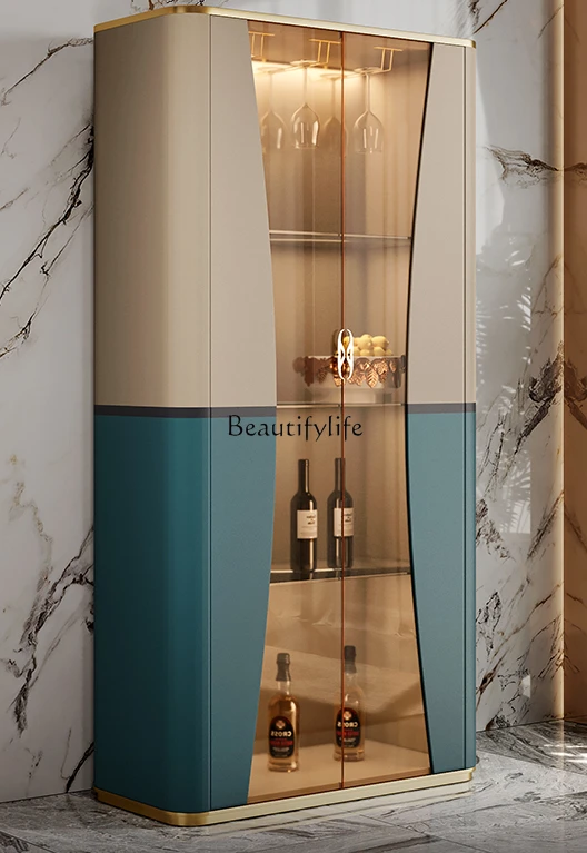Light Luxury Glass Wine Cabinet Wall-Mounted Storage Room Fashionable Modern High-End Italian Bookshelf
Light Luxury Glass Wine Cabinet Wall-Mounted Storage Room Fashionable Modern High-End Italian Bookshelf