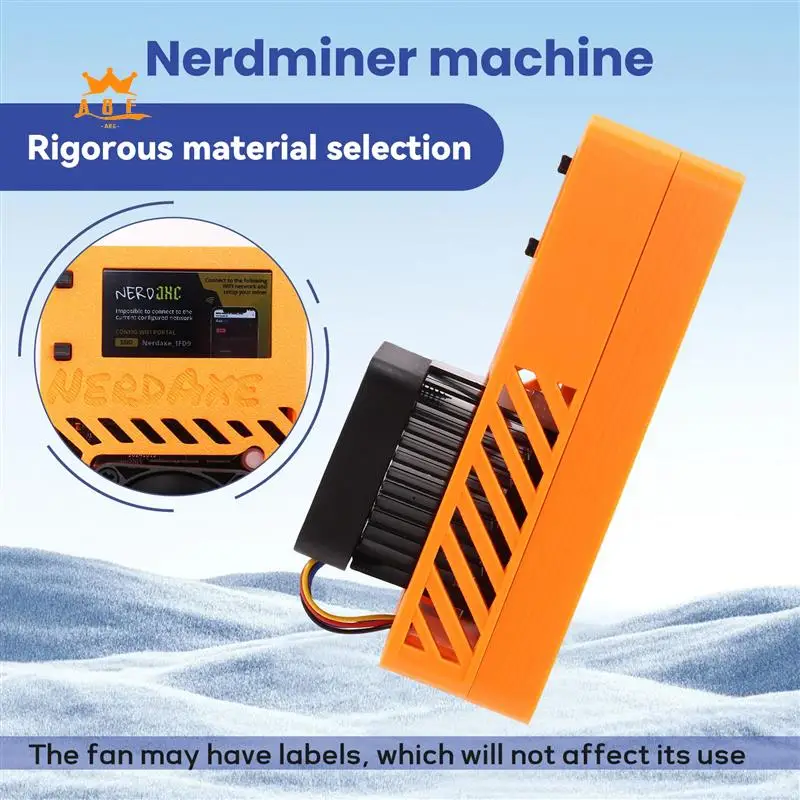 A08E-Nerdaxe Nerdminer Miner 500Gh/S BM1366 ASIC Chip Solo Lottery BTC Miner Bitaxe Lottery Mining Miner
A08E-Nerdaxe Nerdminer Miner 500Gh/S BM1366 ASIC Chip Solo Lottery BTC Miner Bitaxe Lottery Mining Miner