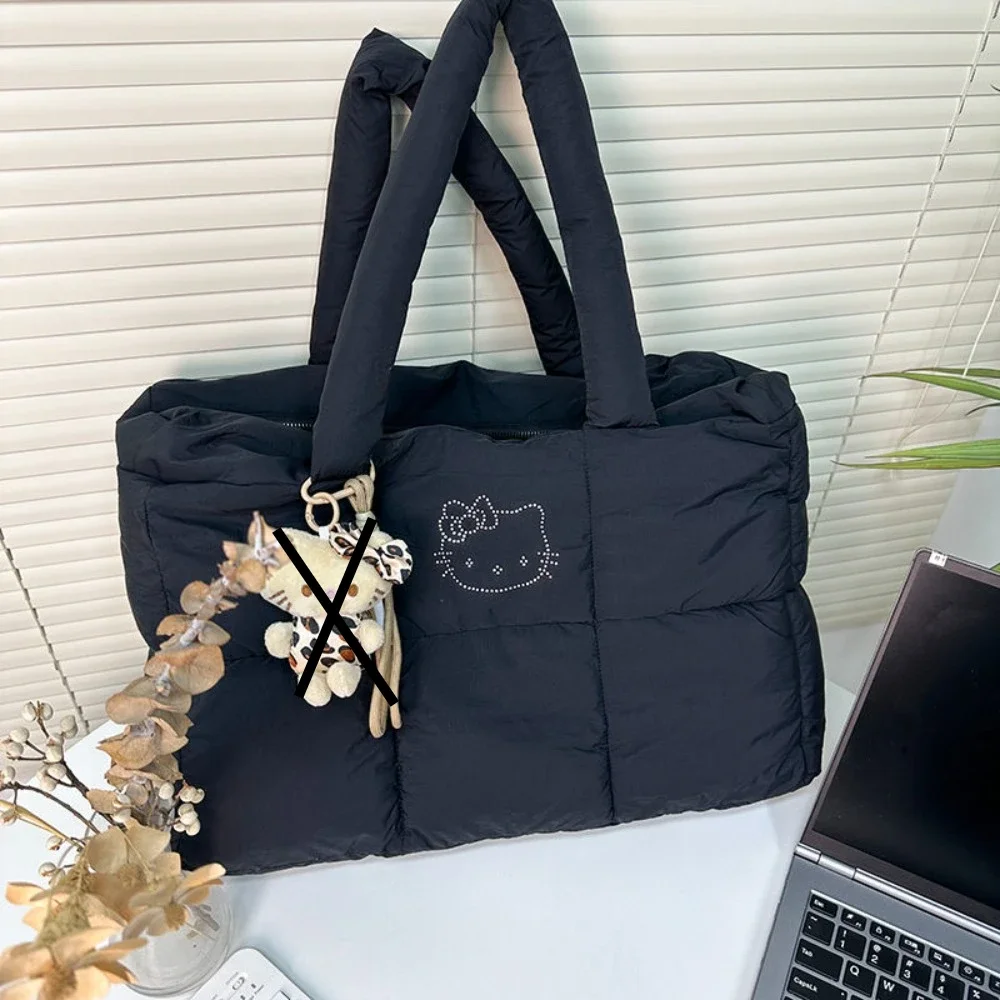 Hello Kitty Shoulder Bag Cute Canvas Large Capacity Down Bag New Autumn Winter Leisure Versatile Travel Shoulder Bag
Hello Kitty Shoulder Bag Cute Canvas Large Capacity Down Bag New Autumn Winter Leisure Versatile Travel Shoulder Bag