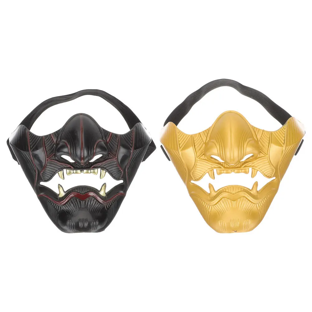 2pcs Japanese Style For Halloween Cosplay Scary Facial Mask Party Supplies Mask Decorative Prop
2pcs Japanese Style For Halloween Cosplay Scary Facial Mask Party Supplies Mask Decorative Prop
