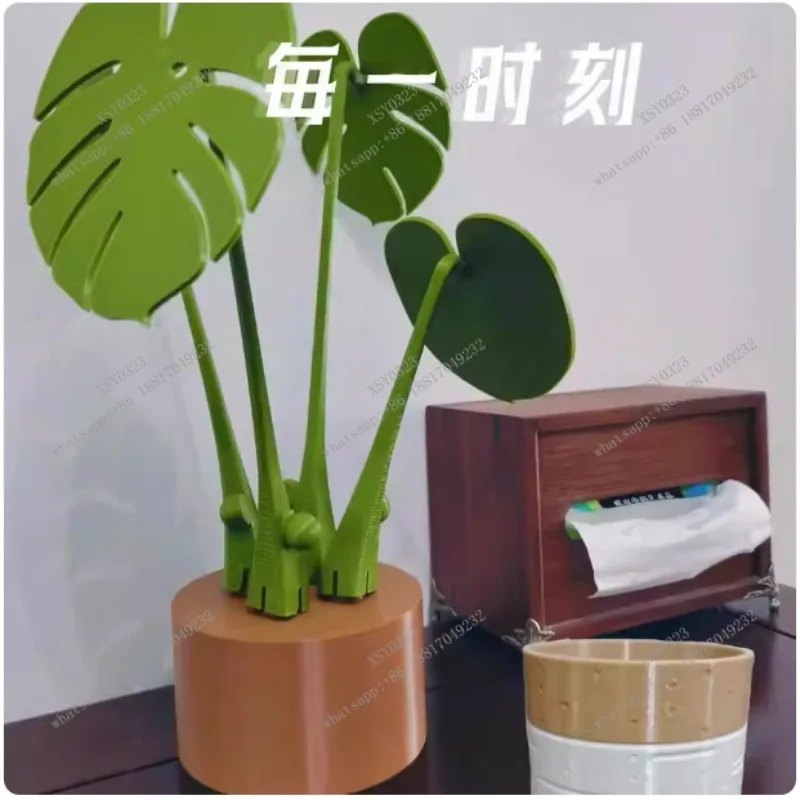 3D Printed Monstera Turtle Bamboo Coaster with Magnet Plant Decor
3D Printed Monstera Turtle Bamboo Coaster with Magnet Plant Decor