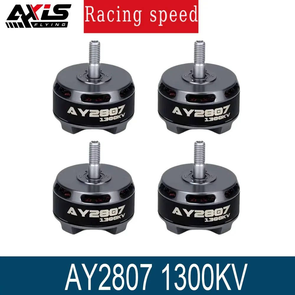 Axisflying AY2807 2807 1300KV Бесщеточный двигатель 6S LiPo Диаметр вала 5 мм для FPV Freestyle 7-дюймовый дальний LR7 Дрон DIY Запчасти
Axisflying AY2807 2807 1300KV Бесщеточный двигатель 6S LiPo Диаметр вала 5 мм для FPV Freestyle 7-дюймовый дальний LR7 Дрон DIY Запчасти