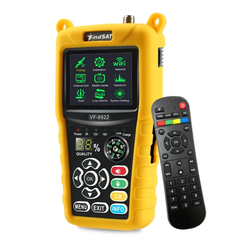 FindSAT VF-8922 high definition star finder, star regulator, engineering treasure DVB-S/S2
FindSAT VF-8922 high definition star finder, star regulator, engineering treasure DVB-S/S2