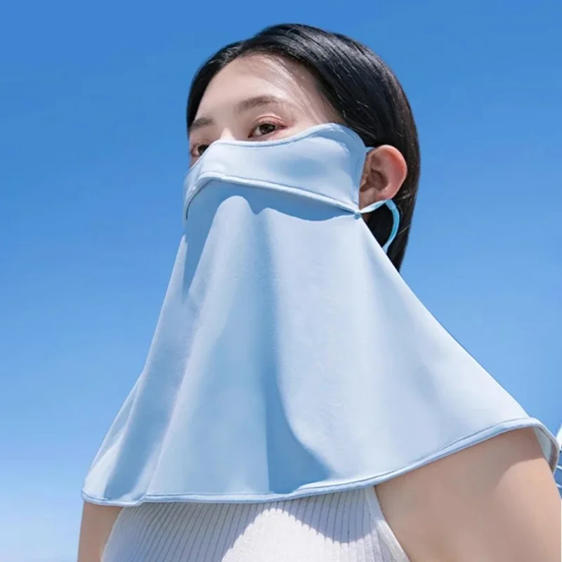 2026 Sunscreen Mask For Women New Detachable Facekini Ice Silk Anti-ultraviolet Summer Breathable Thin Cover Face Sunproof mask
2026 Sunscreen Mask For Women New Detachable Facekini Ice Silk Anti-ultraviolet Summer Breathable Thin Cover Face Sunproof mask